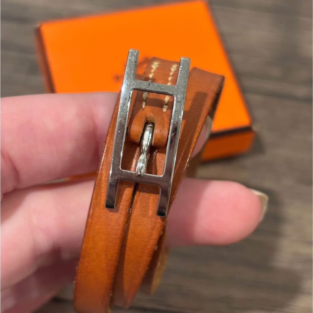 Hermès Behapi Double Tour Triple Wrap Bracelet - Picture 3 of 5